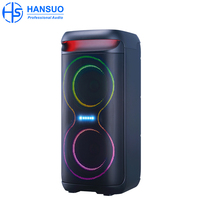 Speaker Penjualan Langsung Pabrik Dual 6 Inch High Power Alto-falante PC Portable Karaoke Amplifier DJ Sound HS-TD06A7-A