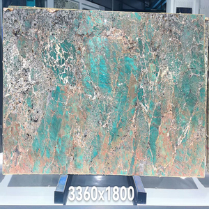 Dalles de marbre vert de luxe en pierre transmettant la lumière Offre Spéciale Dalle de pierre de quartzite naturelle verte - Product Image 3
