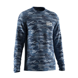Camiseta Casual de Pesca para Hombre UPF100+ con Manga de Malla Elástica y Logotipo Personalizado, Ropa para Pescadores - Product Image 5