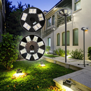 Luce solare integrata per esterno ad alto Watt sensore intelligente impermeabile integrato UFO luce solare per il giardino - Product Image 3