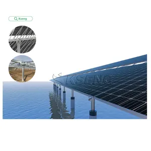 Sistema de rastreamento solar de eixo único para painéis solares, sistema de rastreamento solar fotovoltaico