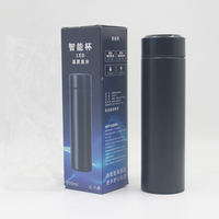 Gobelet en acier inoxydable personnalisé de 17oz bouteille d'eau intelligente isolée sous vide avec affichage LED de la température