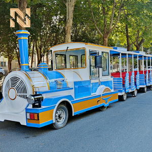 Train touristique sans rails pour 28 personnes, alimenté au diesel, pour parcs d'attractions, centres commerciaux, vente directe - Product Image 1