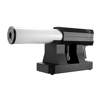Pistolet à fumée sans fil 1500W RGB LED portable, colonne d'air verticale, canon à fumée pour mariage, DJ, discothèque, concert, fête, scène