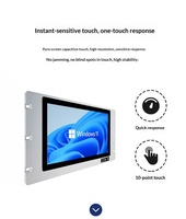 15/15.6/17 İnç Raf/Duvara Monte Edilebilir Full HD Kapasitif Dokunmatik Ekranlı Endüstriyel Panel PC Android/Linux/Windows