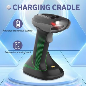 เครื่องสแกนบาร์โค้ดไร้สาย GT-1502C+H 2.4G พร้อมขาตั้ง USB ระบบตรวจจับอัตโนมัติ เครื่องอ่านโค้ด QR แบบพกพา 2 มิติ สำหรับงานโลจิสติกส์และซูเปอร์มาร์เก็ต - Product Image 5