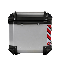 Top Box Proguard universel pour moto, en alliage d'aluminium, coffres à bagages, étuis de rangement, voyage, étanche, 55L, moto