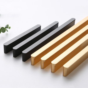 T-Shaped Aluminum Alloy Cabinet <b>Door</b> Handle 1M Wardrobe Minimalist Design Durable - Product Image 1
