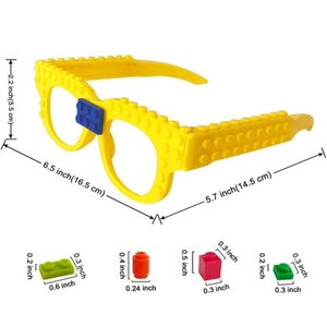 Bloques de Construcción DIY, Lentes de Bloques de Construcción, Juegos para Niños, Bloques de Construcción Creativos de Partículas Pequeñas, Artículos Versátiles para Fiestas de Cumpleaños - Product Image 5