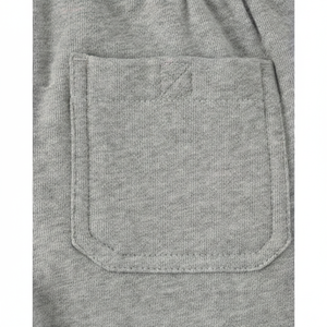 Gymboree Boys Pantalones cortos de lana gris Uniformes escolares con bolsillos laterales inclinados y traseros Loose Fit Playproof Collection - Product Image 1