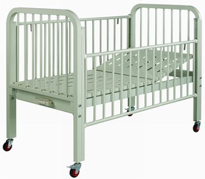 Aolike ALK06-CH1P Solución Económica para el Cuidado <span class=keywords><strong>de</strong></span> la Salud <span class=keywords><strong>Infantil</strong></span> para Hospitales, Cama <span class=keywords><strong>Infantil</strong></span> Manual <span class=keywords><strong>de</strong></span> Una Función, Acero, Lateral Completo - Product Image 4