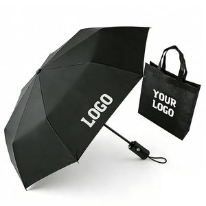 Portable <b>Umbrella</b> Logo Custom Wholesale Promotional Folding Mini Windproof UPF50+ Business Gift Personalized with Printing - Product Image 1