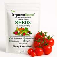 Sachets de graines de tomates cerises personnalisés à faible MOQ avec pochette à marque privée, sachets de graines de légumes pour la vente au détail