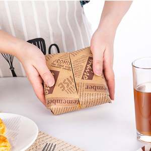 Papier alimentaire universel anti-graisse jetable de qualité alimentaire pour hamburgers, sandwichs, gâteaux et charcuterie, 3000 pièces - Product Image 4