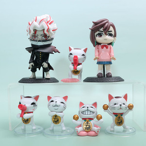 Figuras de PVC de 5-10 cm, 7 piezas/juego, Dan Da Dan Ayase <span class=keywords><strong>Momo</strong></span> Takakura, tamaño mini, figuras de anime, juguetes de caja sorpresa Gachapon - Product Image 1