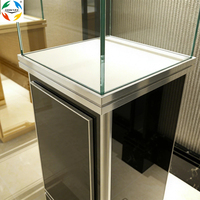 Luxuriöse Moderne Umweltfreundliche Recycelbare Glas-Vitrine mit LED-Beleuchtung für Museum, Ausstellungsraum und Einkaufszentrum