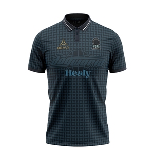 Polo de golf par sublimation Polo d'uniforme tricoté en polyester et spandex pour hommes - Product Image 5