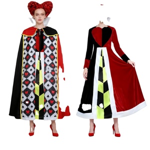 <span class=keywords><strong>Disfraz</strong></span> <span class=keywords><strong>de</strong></span> <span class=keywords><strong>Reina</strong></span> <span class=keywords><strong>de</strong></span> <span class=keywords><strong>Corazones</strong></span> <span class=keywords><strong>para</strong></span> Adultos, Unisex, <span class=keywords><strong>de</strong></span> Poliéster, <span class=keywords><strong>para</strong></span> Cosplay, Halloween, Actuaciones Escénicas, Envío Internacional - Product Image 1