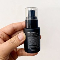 Flacon pompe en verre noir mat format voyage pour huile à barbe homme, flacon compte-gouttes, emballage cosmétique, stock disponible, vente en gros