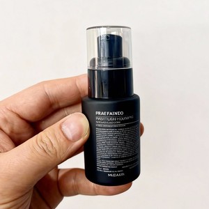 Flacon pompe en verre noir mat format voyage pour huile à <span class=keywords><strong>barbe</strong></span> homme, flacon compte-gouttes, emballage cosmétique, stock disponible, vente en gros - Product Image 2