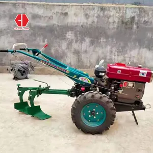 agricultural equipment small walking tracteur small diesel engine agriculture 2 wheel mini tractor machine