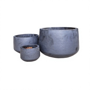 Maceta Circular Moderna de Cerámica Esmaltada, Gruesa, Impermeable, Duradera, Ecológica, para Uso en Interiores, Capacidad para 1000 Plantas, Portátil, para Jardinería - Product Image 2