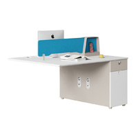 Moderne Büro-Arbeitskabine Arbeitsplatz Computer-Schreibtisch Mitarbeiter-Sitzplatz Trennwand Luxuriöses Chefschreibtisch-Möbelset Großhandel