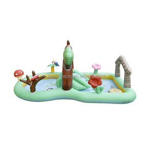 Piscine gonflable d'extérieur gonflabe san nios, jeu de <span class=keywords><strong>pataugeoire</strong></span> avec glisse, pour enfants, nouvelle collection 2020 - Product Image 4