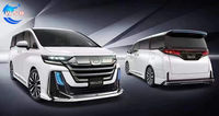 Nouvelles 2 pièces de feux latéraux étanches en ABS+LED avec logo personnalisé pour Alphard Vellfire 40, accessoires automobiles (modernisation/amélioration)