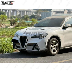 Parachoques Delantero de Fibra de Carbono Compatible con <span class=keywords><strong>Alfa</strong></span> Romeo Stelvio 949, Estilo GTAm Modificado, Kit de Parachoques de Fibra de Carbono - Product Image 6