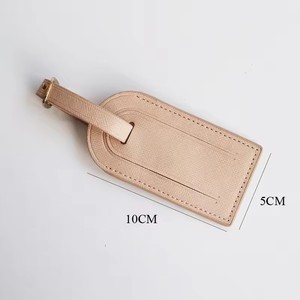 Etiqueta de Equipaje Personalizada de Cuero PU Saffiano para Maletas de Viaje, Etiquetas de Nombre Ajustables, Etiqueta de Equipaje Duradera para Aerolíneas - Product Image 5