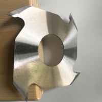 Longueur: 4mm Pièces de machine à bois pionnière Couteau à joint de doigt en bois Épaisseur 2.0mm