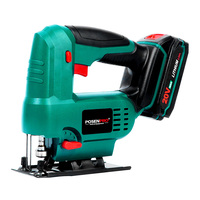 Scie sauteuse sans fil POSENPRO 220V, moteur sans balais, batterie lithium-ion, profondeur de coupe du bois 51 mm