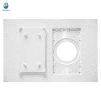 SMC Moderne Blanc Pierre Design Salle De Bains Receveur De Douche Drainage Rapide Portable Pièce Humide Base De Douche