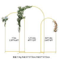 Arche métallique pour la plantation de printemps, entrée de mariage, arche de fleurs, arche de ballons, toile de fond pour les cérémonies et les fêtes, fournitures de fête
