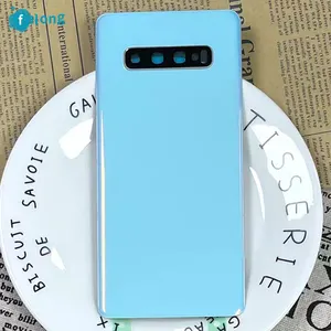 Nieuw Glas Voor Samsung Note10 Note10 + S10 S10 + S10e S10 5G Batterij Cover Achterbehuizing Reparatie Achterdeur Vervanging