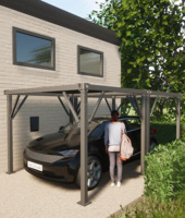 Panneau de toit pour conteneur personnalisé de 10 pieds Abri pour conteneur entrepôt extérieur et équipement de service d'ombrage pour parking à vendre