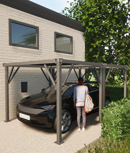 Panneau <span class=keywords><strong>de</strong></span> toit pour conteneur personnalisé <span class=keywords><strong>de</strong></span> 10 pieds <span class=keywords><strong>Abri</strong></span> pour conteneur entrepôt extérieur et équipement <span class=keywords><strong>de</strong></span> service d'ombrage pour parking à vendre - Product Image 2