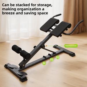 RS <span class=keywords><strong>Banc</strong></span> romain pliable et durable en métal, réglable, <span class=keywords><strong>pour</strong></span> exercices dorsaux et presse inclinée - Product Image 4