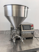 Machine à injecter la pâte et à enrober les biscuits 30L, machine à fabriquer les muffins, injecteur de confiture et de chocolat