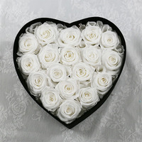 Cadeau pour la fête des mères, fleurs éternelles en gros, fleurs éternelles en boîte, roses naturelles préservées pour un cadeau de la Saint-Valentin