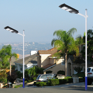 HUAPAI-farola Solar LED para exteriores, accesorio de iluminación IP65, <span class=keywords><strong>30W</strong></span>, 60W, 90W, 120W - Product Image 6