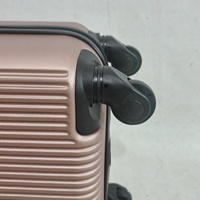 Valise de voyage en ABS légère de style moderne de luxe pour homme, 3 pièces, avec fermeture à glissière pour une utilisation à l'aéroport