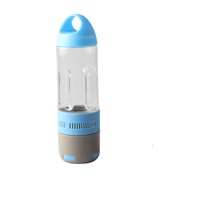 Botol air plastik 500ml dengan Speaker, bahan daur ulang mudah dibawa untuk olahraga dan pesta murah cangkir air yang bagus