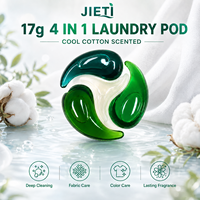 Capsules de lessive OEM 4-en-1 parfum Coton Frais, formule liquide, perles de lessive longue durée, fabricant
