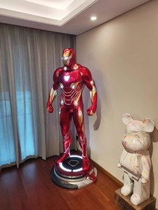 BAHE Custom Large Iron Man,<span class=keywords><strong>Spiderman</strong></span>,<span class=keywords><strong>Hulk</strong></span> Estatuas <span class=keywords><strong>para</strong></span> decoración de la calle - Product Image 4