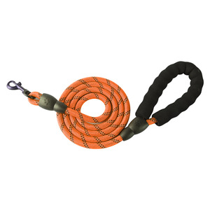Venta caliente 5FT 1,5 m Logotipo personalizado Cuerda de tracción para perros Correa de Mascota de plomo de escalada trenzada de nailon reflectante duradero - Product Image 3