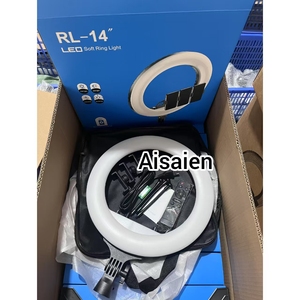 Anillo de Luz LED de 14 Pulgadas RL-14 Original de Fábrica de Guangzhou al por Mayor con Trípode - Product Image 3