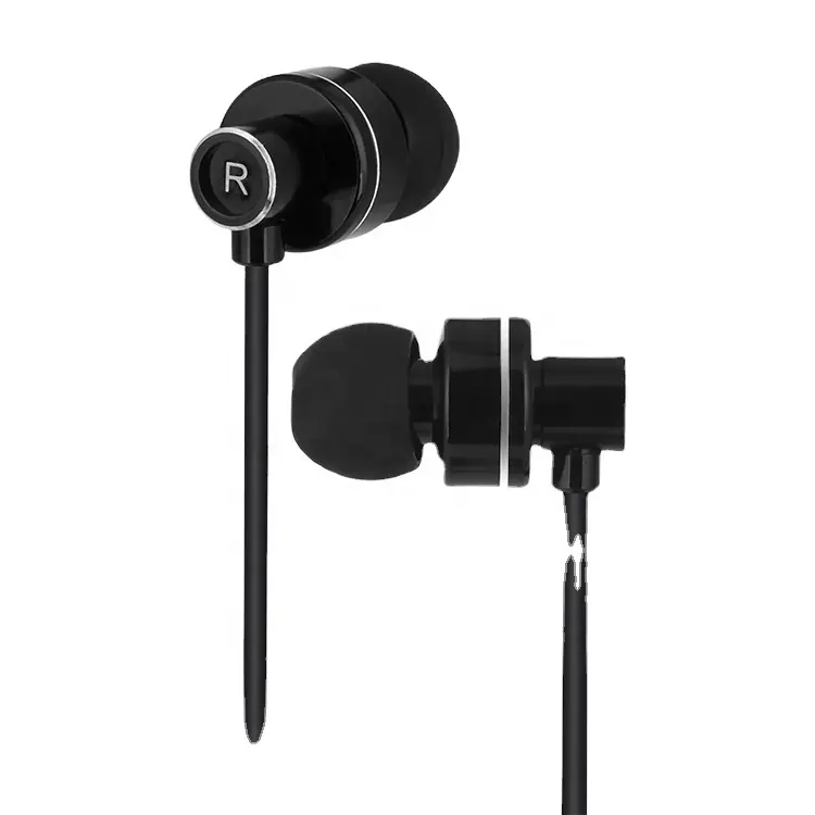 Abingo A400i Wired In Ear Earphone 3.5MM Interface Stereo Headphones With Microphone Metal Earbuds For Android IOS Smartphone