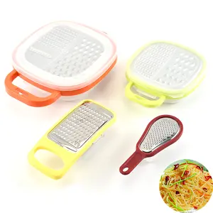 Vegetable Grater Stainless Steel Kitchen Stainless Steel Kitchen Gadget Fruit Vegetable Tools Grater Container Garlic Grater